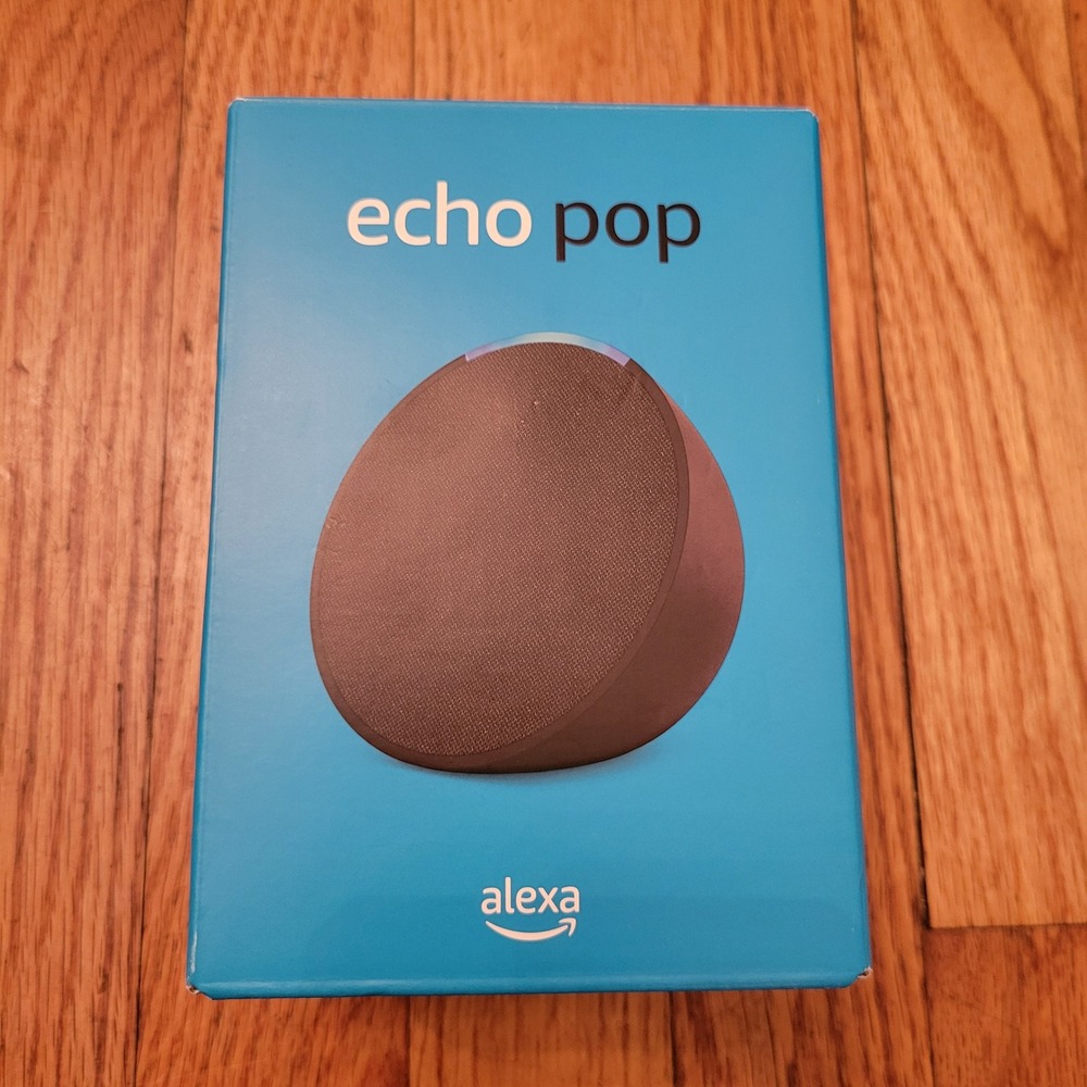 Amazon Echo Pop Smart Speaker with Alexa‎ Charcoal Black Color Electronic Gift